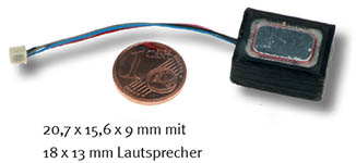085-32024 - Kompakt Soundmodul 20,7x15,6x9mm